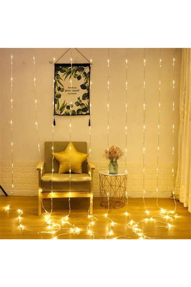 RAYTOYS OYUNCAK VIP AKAN LED IŞIK 3X3 10 DALLI 290 LEDLİ MODLU GÜN IŞIĞI AKAR LED IŞIK ŞELALE LED IŞIK SALKIM IŞIK - 3