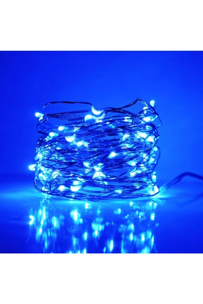 RAYTOYS OYUNCAK   9 METRE PARLAK CANLI MAVİ IŞIK MİCRO DÖKME LED ULTRA SU GEÇİRMEZ MAVİ PİLLİ LED IŞIK SABİT YANAR - Resim 8