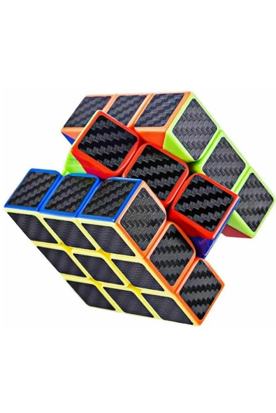 RAYTOYS OYUNCAK   5 SET PROFESSIONAL QY SPEED CORBON FİBER CUBE 5Lİ SET PİRAMİT 2X2 3X3 4X4 5X5 ZEKA KÜPÜ CUBE - 4