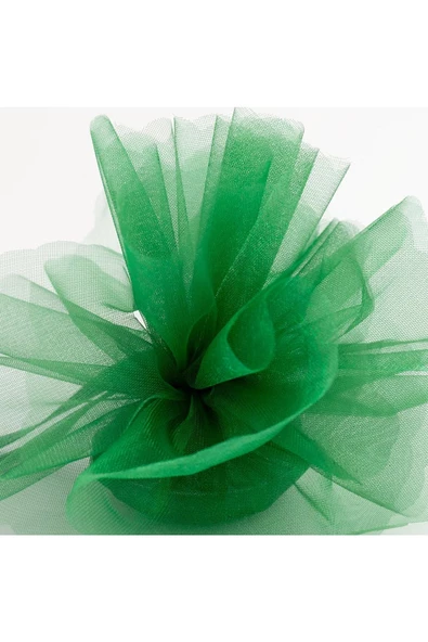 RAYTOYS OYUNCAK   27 Metrex70 Cm Koyu Yeşil Süsleme Tülü Koyu Yeşil Tül Araba Düğün Dekor Tül Green Decoratıon Tulle