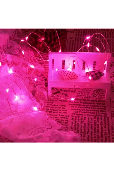 RAYTOYS OYUNCAK   7 METRE PEMBE PİLLİ LED IŞIK CANLI PEMBE IŞIK IP65 SU GEÇİRMEZ SEVGİLİLER GÜNÜNE ÖZEL PEMBE LED IŞIK - 3