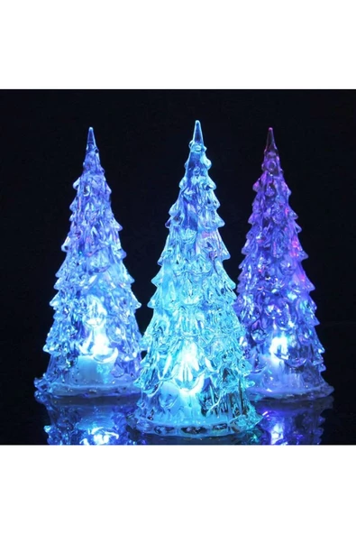 RAYTOYS OYUNCAK   IŞIKLI YILBAŞI AĞACI VIP RENKLİ LED IŞIKLI ÇAM AĞACI 13 CM IŞIKLI ÇAM AĞACI RGB PINE TREE LED LIGHT - Resim 4