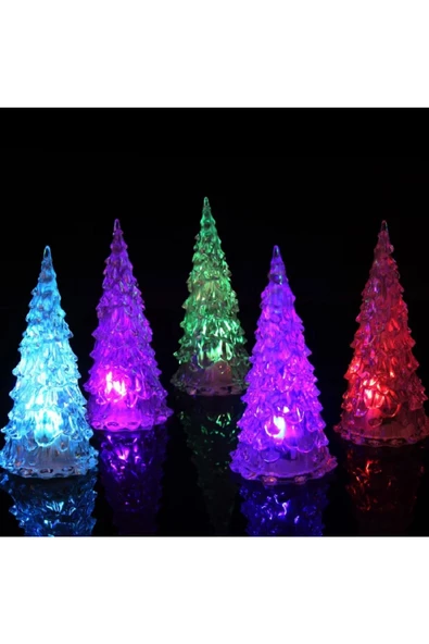 RAYTOYS OYUNCAK   RENKLİ LED IŞIKLI ÇAM AĞACI 17 CM IŞIKLI ÇAM AĞACI IŞIKLI YILBAŞI AĞACI VIP RGB PINE TREE LED LIGHT