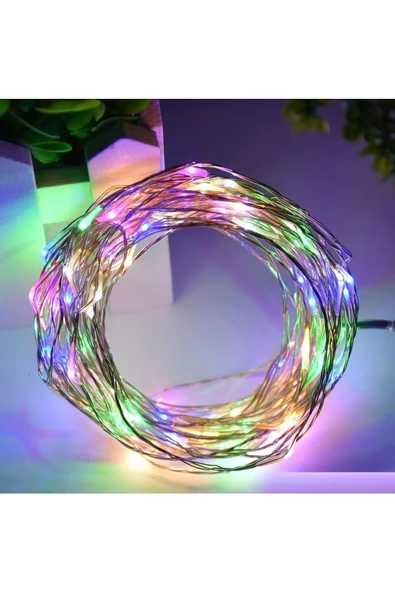 RAYTOYS OYUNCAK 3 Metre Renkli Pilli Led Işık Renkli Led Işık Renkli Yılbaşı Ağacı Işığı Renkli Noel Işığı