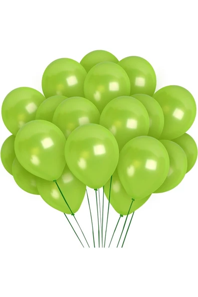 RAYTOYS OYUNCAK   VIP 100 PCS SHINY METALLIC LİGHT GREEN BALLOON VIP PARLAK METALİK YEŞİL BALON HELYUM GAZI UYUMLUDUR