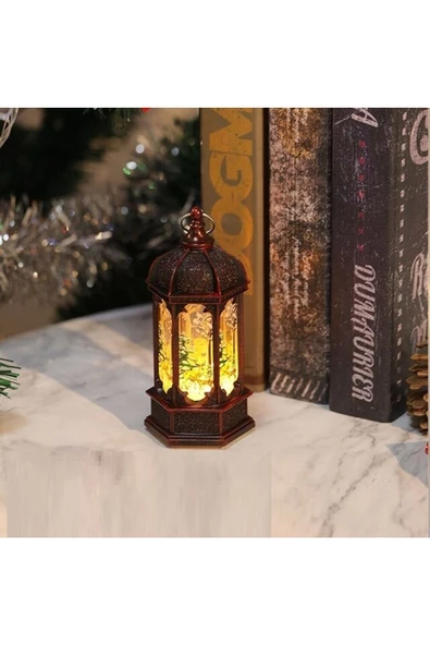 RAYTOYS OYUNCAK   Yılbaşı Feneri Dekor Gün Işığı Pilli Led Işık Noel Baba Geyik Kardan Adam Yılbaşı Hediyeleri - 3