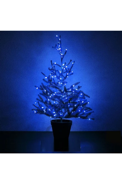 RAYTOYS OYUNCAK   10 Metre Mavi Pilli Led Işık Mavi Led Işık Mavi Yılbaşı Ağacı Işığı Mavi Noel Işığı 100 Ledli Mavi - Resim 5