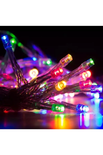 RAYTOYS OYUNCAK   10 Metre Renkli Led Işık Yılbaşı Ağacı Işığı Renkli Işık Multi Colors Led Light Tree Modlu Işık