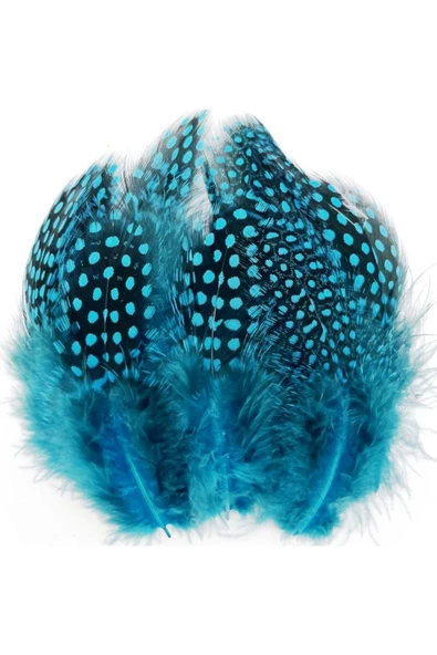 RAYTOYS OYUNCAK   100 PCS DECOR BLUE BIRD FEATHER 100 ADET PUANTİYELİ MAVİ SİYAH DEKOR MAVİ KUŞ TÜYÜ