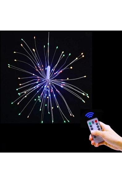 RAYTOYS OYUNCAK   Gün Işığı Led Fire Work Led Light Akan Led Işık Kumandalı Işık Yılbaşı Ağacı Işığı Noel Işığı Renkli - 4