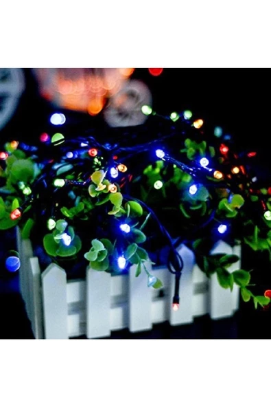 RAYTOYS OYUNCAK Renkli Led Işık 100 Led 4 Metre Pirinç Led Işık Renkli Led Işık Yılbaşı Ağacı Işığı Pirinç Led Dekor - 3