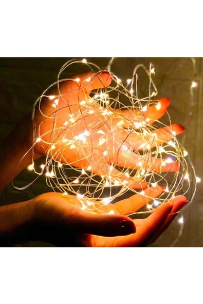 RAYTOYS OYUNCAK   5 Metre Gün Işığı Pilli Led Işık Gün Işığı Led Işık Yılbaşı Ağacı Işığı Noel Işığı Warm Light - Resim 5