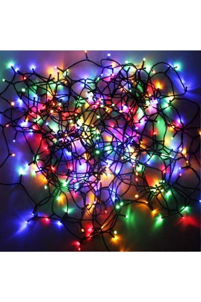 RAYTOYS OYUNCAK Renkli Led Işık 100 Led 4 Metre Pirinç Led Işık Renkli Led Işık Yılbaşı Ağacı Işığı Pirinç Led Dekor - 2