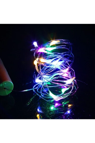 RAYTOYS OYUNCAK 3 Metre Renkli Pilli Led Işık Renkli Led Işık Renkli Yılbaşı Ağacı Işığı Renkli Noel Işığı - 2