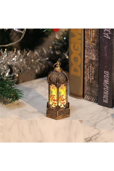 RAYTOYS OYUNCAK   Yılbaşı Feneri Dekor Gün Işığı Pilli Led Işık Noel Baba Geyik Kardan Adam Yılbaşı Hediyeleri - 4