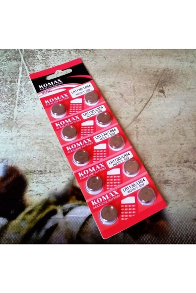 RAYTOYS OYUNCAK Button Alkalıne Battery Ag Seria Ag 10 Pil Lr1130 Pil Sr389 Lr54 Pil Ag10 Pil Saat Pili Yedek Pil