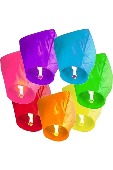 RAYTOYS OYUNCAK   99 Adet 1.kalite Yılbaşı Balonu Yılbaşı Dilek Balonu Dilek Feneri Sky Lantern Yırtık Ürün Değildir - 2