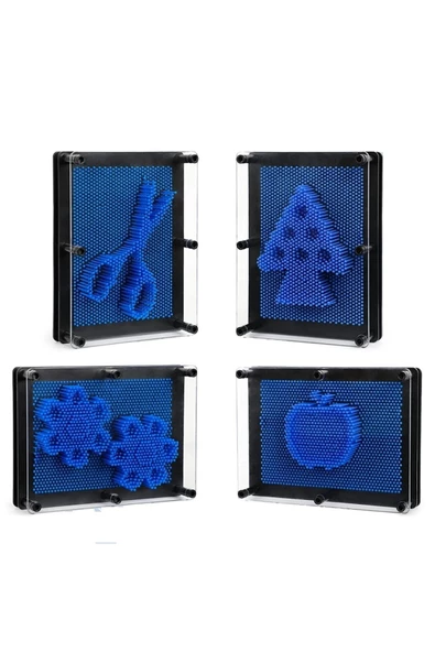 RAYTOYS OYUNCAK   Pin Art 3-dimensional Pin Sculpture Blue Vıp Pinart 3d Çivi Sanatı 20 Cm Stres Oyunları - 5