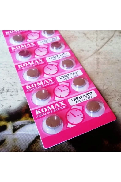 RAYTOYS OYUNCAK Button Alkalıne Battery Ag Seria Ag 7 Pil Lr927 Pil Sr395 Pil 927 Pil Lr57 Pil Saat Pili Yedek Pil - 2