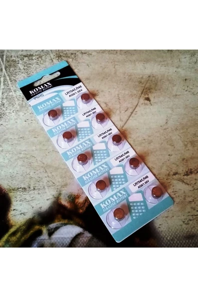 RAYTOYS OYUNCAK Button Alkalıne Battery Ag Seria Ag 5 Pil Lr754 Pil Sr393 Pil Lr48 Pil Ag5 Pil Saat Pili Yedek Pil