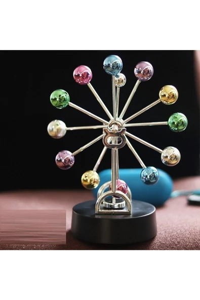 RAYTOYS OYUNCAK Perpetual Debate Toys Dönen Manyetik Toplar Yılbaşı Hediyeleri Stres Oyuncağı Dönme Dolap Masa Dekor