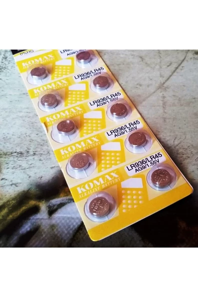 RAYTOYS OYUNCAK Button Alkalıne Battery Ag Seria Ag 9 Pil Lr936 Pil Sr394 Pil 936 Pil Lr45 Pil Saat Pili Yedek Pil - 2