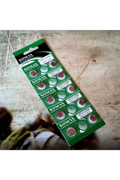 RAYTOYS OYUNCAK Button Alkalıne Battery Ag Seria Ag 11 Pil Lr721 Pil Sr362 Sr721 Pil Lr58 Pil Saat Pili Yedek Pil