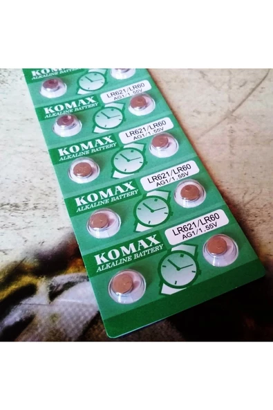 RAYTOYS OYUNCAK Button Alkalıne Battery Ag Seria Ag 1 Pil Lr 621 Pil Sr 364 Pil Lr 60 Pil Saat Pili Yedek Pil - 2