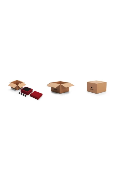 Meşe Home Plus Kılıflı Torba Yaylı Keten Kumaş Fonksiyonel Puf Kahve - 2