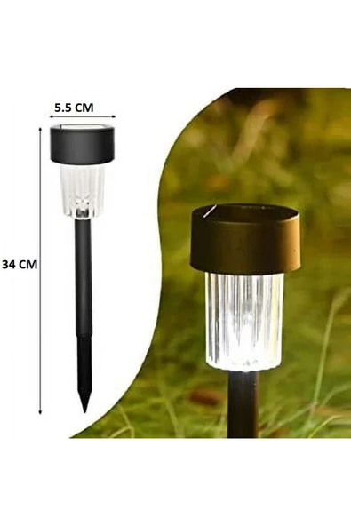 RAYTOYS OYUNCAK   10 ADET IP65 SOLOR TORCH PİLSİZ LED IŞIKLI GÜNEŞ ENERJİLİ SOLOR MEŞALE LAMBA 34 CM BAHÇE AYDINLATM - 3
