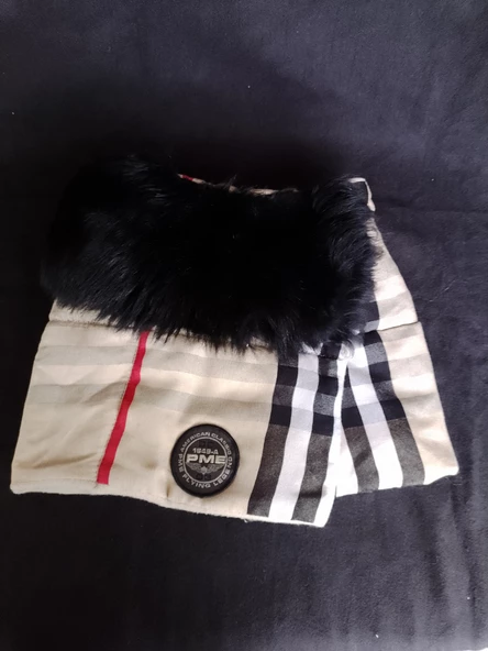 Tasarım kadın boyunluk, kürk detaylı içi silikon dolgulu sıcacık tutar. - 3