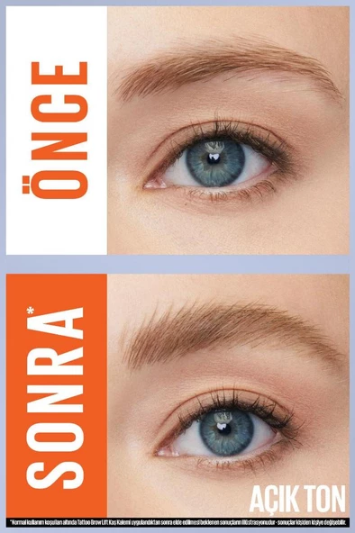 Maybelline New York Kaş Kalemi Tattoo Brow Lift Stick 01 Blonde - 3