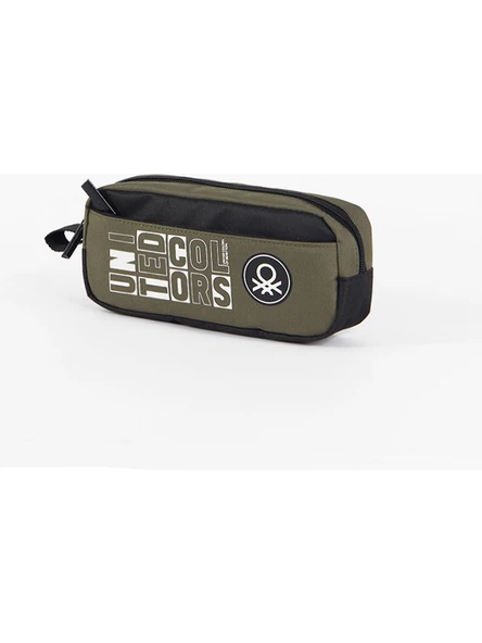 United Colors of Benetton Çift Bölmeli Kalem Çantası 04293 - Resim 3