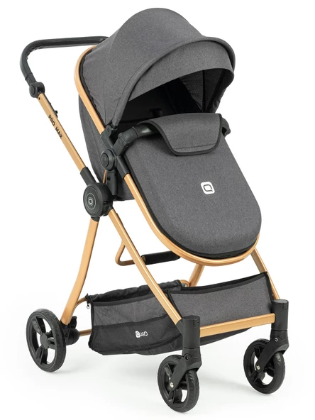 Quard Promax Travel Sistem Bebek Arabası Gold Kahverengi - 4