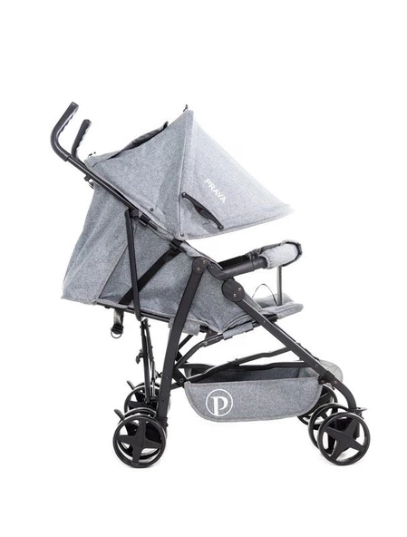 PRAVA SMART TAM YATARLI BASTON BEBEK ARABASI GRİ - 4