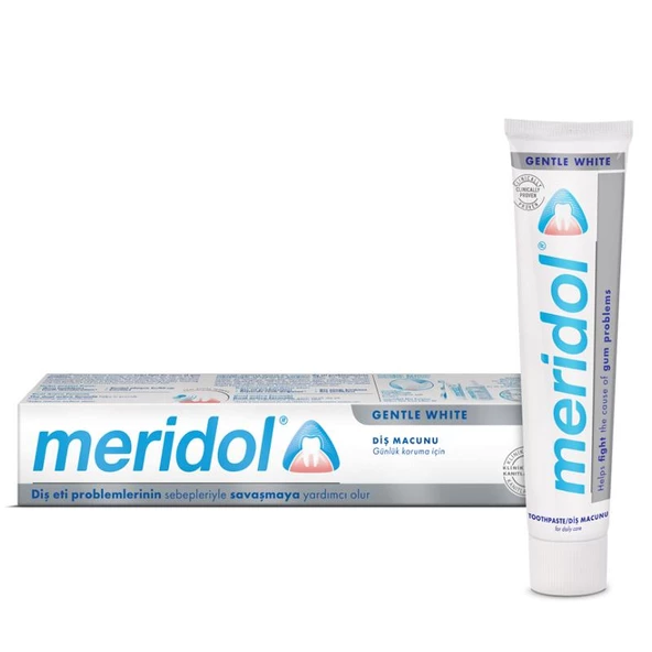 Meridol Gentle White Beyazlatıcı Diş Macunu 75 ml