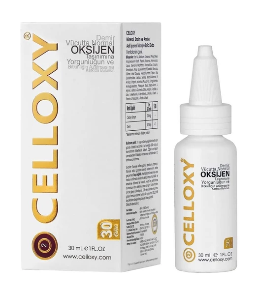 Celloxy Oksijen Damla 30 Ml