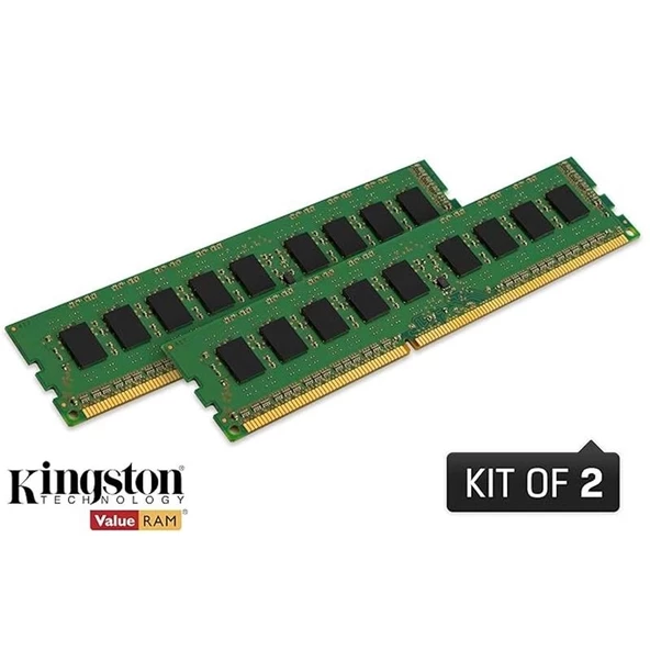 32 Gb Ddr5 5200mhz Kıngston Cl42 2x16gb Dımm Dt Kvr52u42bs8k2/32