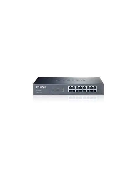 TP-LINK TL-SG1016D 16-Port 10/100/1000Mbps Tak ve Kullan % 40 Enerji Tasarruflu Gigabit Switch