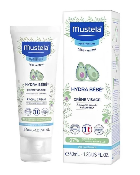 Mustela Hydra Bebe Face Nemlendirici Yüz Kremi 40 ml