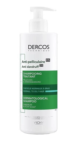 Vichy Dercos Anti-Dandruff Normal ve Yağlı Saçlar için 390 ml Kepek Şampuanı