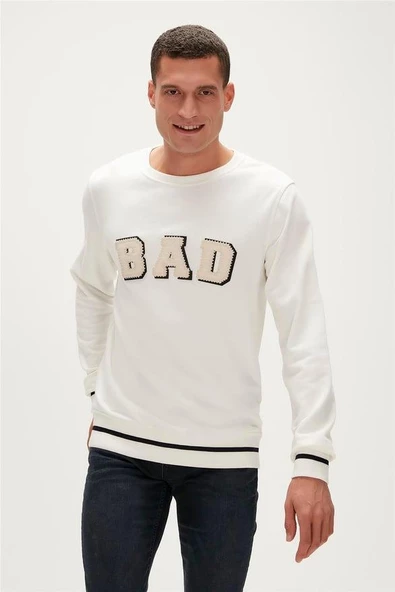 BAD BEAR ERKEK FELT CREWNECK 23.02.12.013