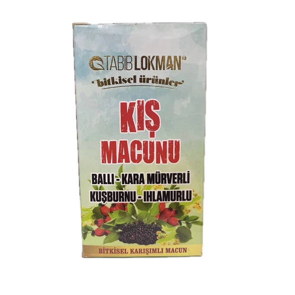 Tabib Lokman Kış Macunu Ballı Kara Mürverli Kuşburnu Ihlamurlu Macun 450 g