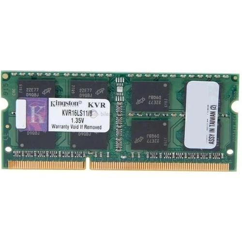 8 Gb Ddr3 1600mhz Kıngston 1x8 Cl11 Dımm 1.35 Dt Kvr16ln11/8wp