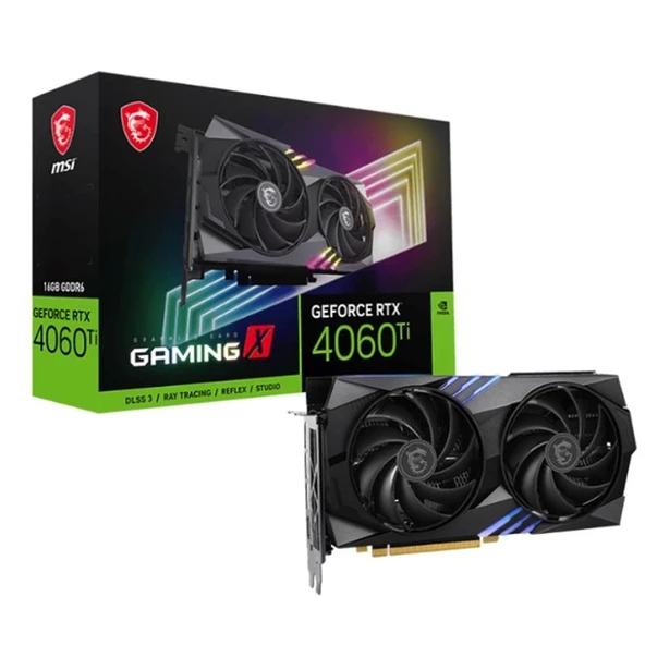 Msı Geforce Rtx4060tı Gamıng X 16g 16gb Gddr6 128bıt 1xhdmı 3xdp Ekran Kartı