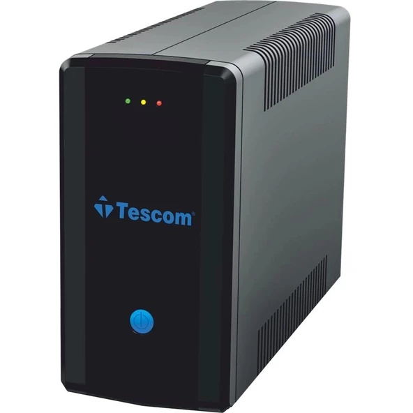 Tescom Leo+ 650va 1f/1f (1x7ah) 5/10dk Lıne Interaktıf Ups