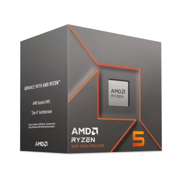 Amd Ryzen 5 8400f 4.2ghz 16mb 65w Am5 Fanlı