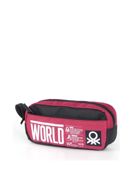 United Colors of Benetton World Çift Bölmeli Kalem Çantası 03835 - 2