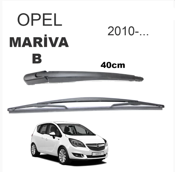 Opel Mariva Arka Cam Silecek Kolu Ve Süpürgesi 2010 Sonrası M72018Y