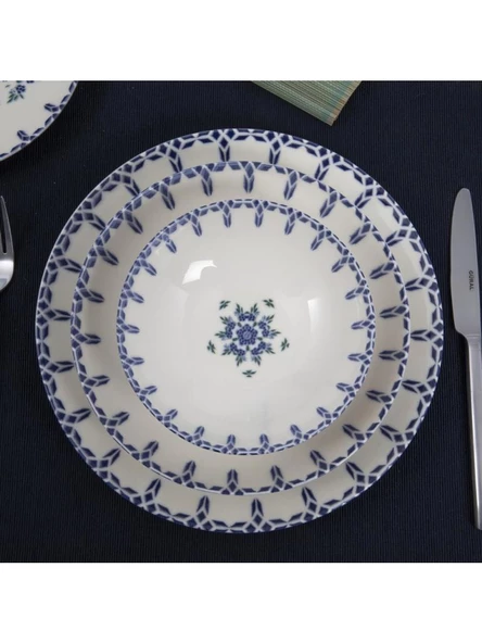 Güral Porselen Camelia 24 Parça 6 Kişilik Bone Yemek Takımı Dg 1654 - 2